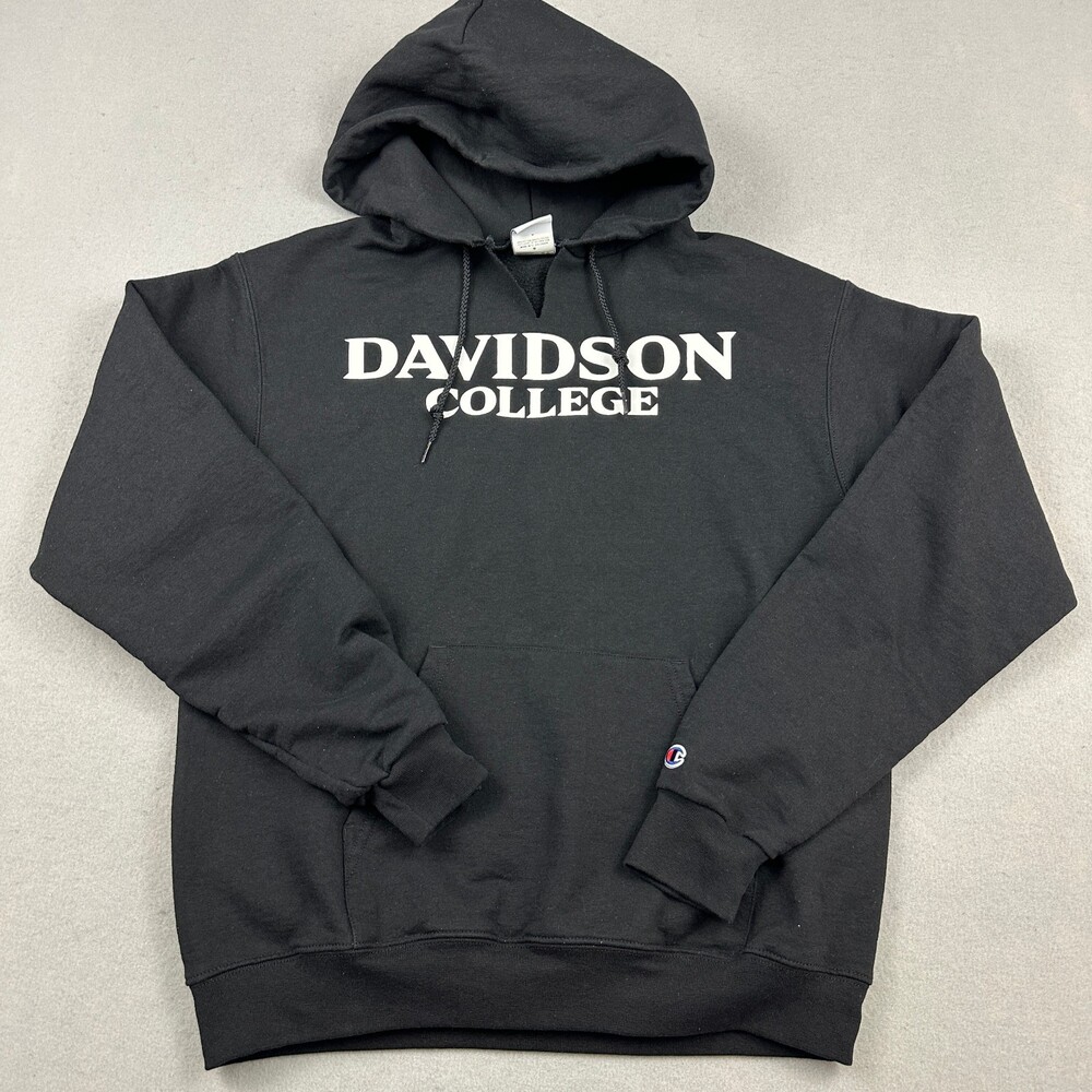 Davidson Wildcats Hoodie Women Medium Black Champion Sweatshirt Basketball M